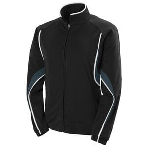 Augusta Sportswear 7712 - Ladies Rival Jacket Black/ Slate/ White