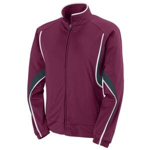 Augusta Sportswear 7712 - Ladies Rival Jacket Maroon/ Slate/ White