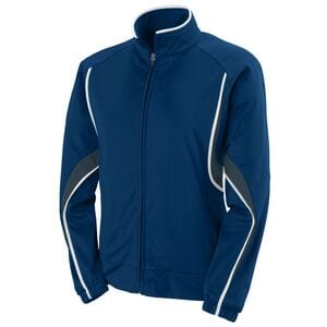 Augusta Sportswear 7712 - Ladies Rival Jacket Navy/ Slate/ White