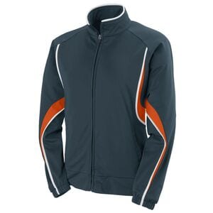 Augusta Sportswear 7712 - Ladies Rival Jacket Slate/ Orange/ White
