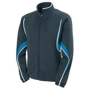 Augusta Sportswear 7712 - Ladies Rival Jacket Slate/ Power Blue/ White