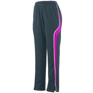 Augusta Sportswear 7716 - Ladies Rival Pant Slate/ Power Pink/ White