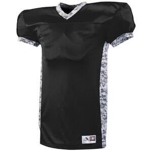Augusta Sportswear 9551 - Youth Dual Threat Jersey Black/ White Digi