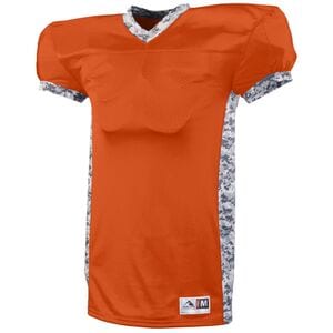 Augusta Sportswear 9551 - Youth Dual Threat Jersey Orange/ White Digi