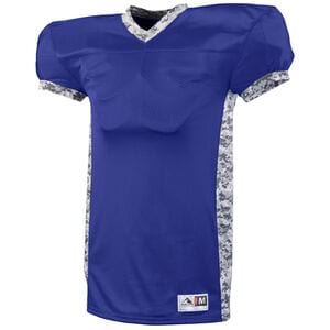 Augusta Sportswear 9551 - Youth Dual Threat Jersey Purple/ White Digi