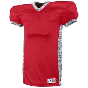 Augusta Sportswear 9551 - Youth Dual Threat Jersey Red/ White Digi