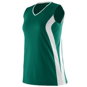 Augusta Sportswear 1235 - Ladies Triumph Jersey Dark Green/White