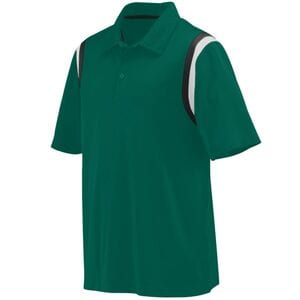 Augusta Sportswear 5047 - Genesis Polo Dark Green/ Black/ White