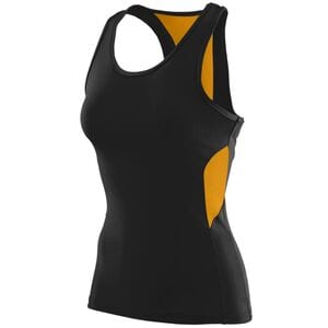 Augusta Sportswear 1282 - Ladies Inspiration Jersey Black/Gold