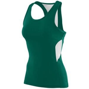 Augusta Sportswear 1282 - Ladies Inspiration Jersey Dark Green/White