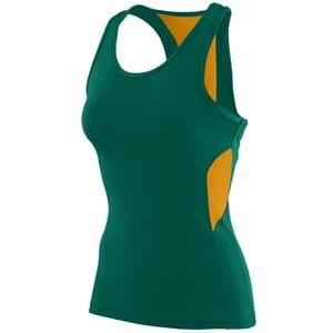 Augusta Sportswear 1282 - Ladies Inspiration Jersey Dark Green/Gold