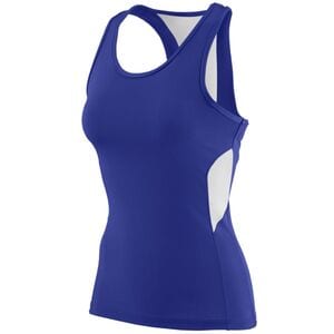 Augusta Sportswear 1282 - Ladies Inspiration Jersey Purple/White