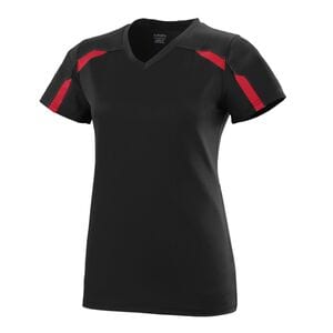 Augusta Sportswear 1003 - Girls Avail Jersey Black/Red