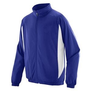 Augusta Sportswear 4391 - Youth Medalist Jacket Purple/White