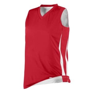 Augusta Sportswear 687 - Ladies Reversible Wicking Game Jersey Red/White