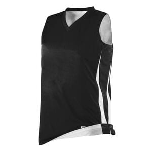 Augusta Sportswear 687 - Ladies Reversible Wicking Game Jersey Black/White
