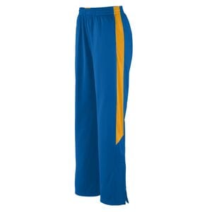 Augusta Sportswear 7752 - Ladies' Brushed Tricot Medalist Pants Royal/Gold