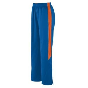 Augusta Sportswear 7752 - Ladies' Brushed Tricot Medalist Pants Royal/Orange