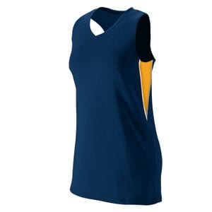 Augusta Sportswear 1291 - Girls Inferno Jersey Navy/Gold/White
