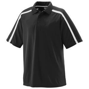 Augusta Sportswear 5025 - Playoff Polo Black/White