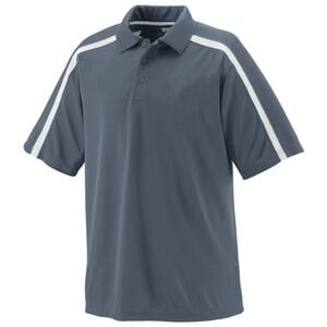 Augusta Sportswear 5025 - Playoff Polo Graphite/White