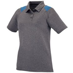 Augusta Sportswear 5403 - Ladies Torce Polo Graphite Heather/Columbia Blue