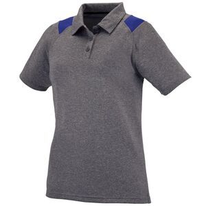 Augusta Sportswear 5403 - Ladies Torce Polo Graphite Heather/ Purple