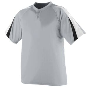 Augusta Sportswear 429 - Youth Power Plus Jersey Silver Grey/ White/ Black