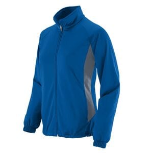 Augusta Sportswear 4392 - Ladies' Brushed Tricot Medalist Jacket Royal/Graphite