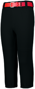 Augusta Sportswear 1485 - Pull Up Baseball Pant With Loops Black