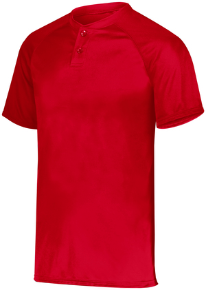 Augusta Sportswear 1565 - Attain Wicking Two Button Baseball Jersey