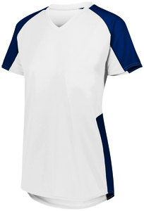 Augusta Sportswear 1522 - Ladies Cutter Jersey White/Navy
