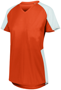 Augusta Sportswear 1522 - Ladies Cutter Jersey Orange/White