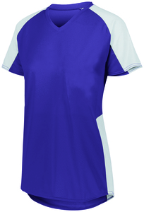 Augusta Sportswear 1523 - Girls Cutter Jersey Purple/White