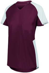 Augusta Sportswear 1523 - Girls Cutter Jersey Maroon/White