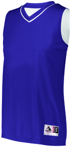 Augusta Sportswear 154 - Ladies Reversible Two Color Jersey Purple/White