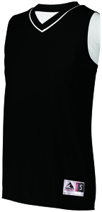 Augusta Sportswear 154 - Ladies Reversible Two Color Jersey Black/White