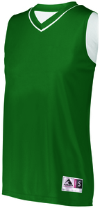 Augusta Sportswear 154 - Ladies Reversible Two Color Jersey Dark Green/White