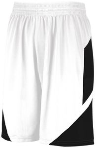 Augusta Sportswear 1733 - Step Back Basketball Shorts White/Black