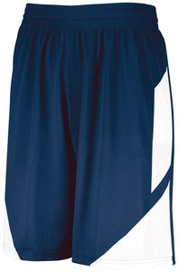 Augusta Sportswear 1733 - Step Back Basketball Shorts Navy/White