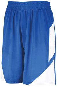 Augusta Sportswear 1733 - Step Back Basketball Shorts Royal/White