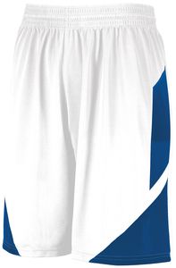 Augusta Sportswear 1733 - Step Back Basketball Shorts White/Royal