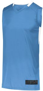Augusta Sportswear 1730 - Step Back Basketball Jersey Columbia Blue/White