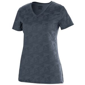 Augusta Sportswear 1792 - Ladies Elevate Wicking T Shirt Graphite/Black Print
