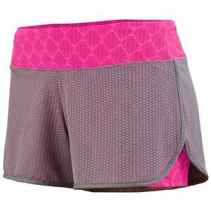 Augusta Sportswear 2424 - Ladies Sadie Shorts Graphite/Power Pink Plexus Print