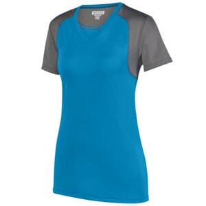Augusta Sportswear 2517 - Ladies Astonish Jersey Power Blue/ Graphite