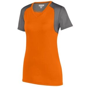 Augusta Sportswear 2517 - Ladies Astonish Jersey Power Orange/Graphite