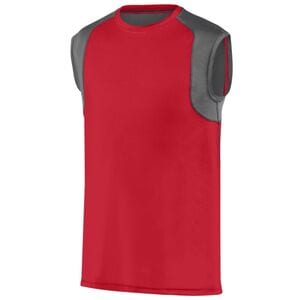 Augusta Sportswear 2524 - Astonish Sleeveless Jersey Red/Graphite