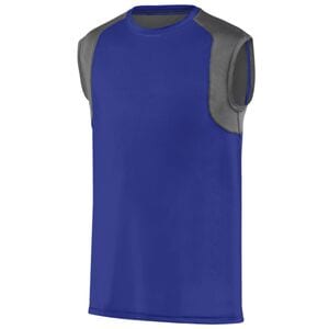 Augusta Sportswear 2524 - Astonish Sleeveless Jersey Purple/Graphite