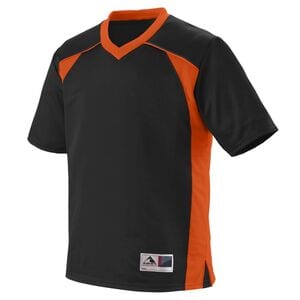 Augusta Sportswear 261 - Youth Victor Replica Jersey Black/Orange